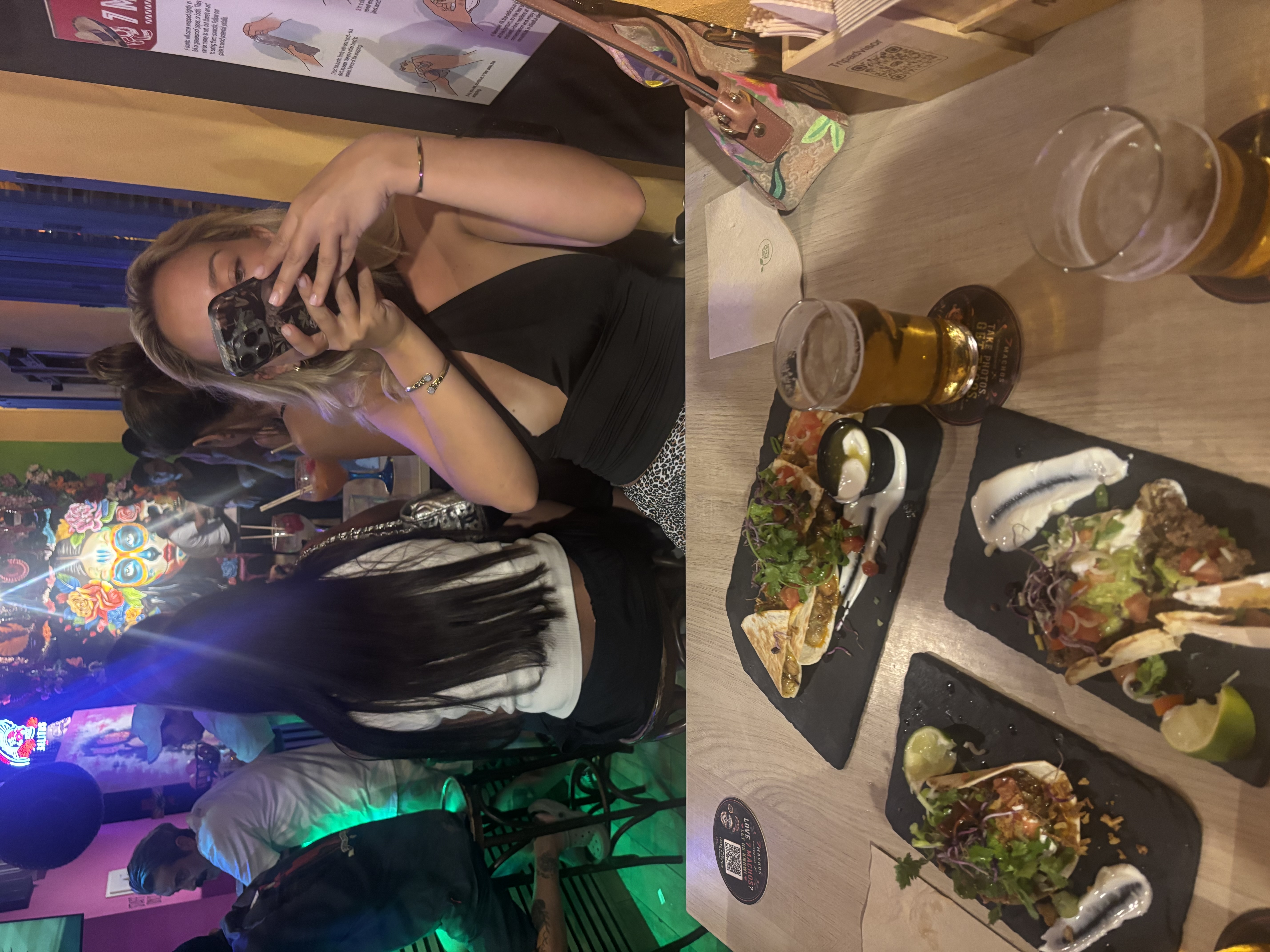 Food so hot. We need a photo!